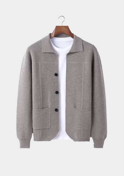 SOVRACAMICIA CON BOTTONI IN 100% CASHMERE