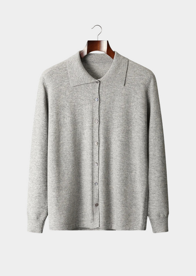 CARDIGAN POLO 100% CASHMERE