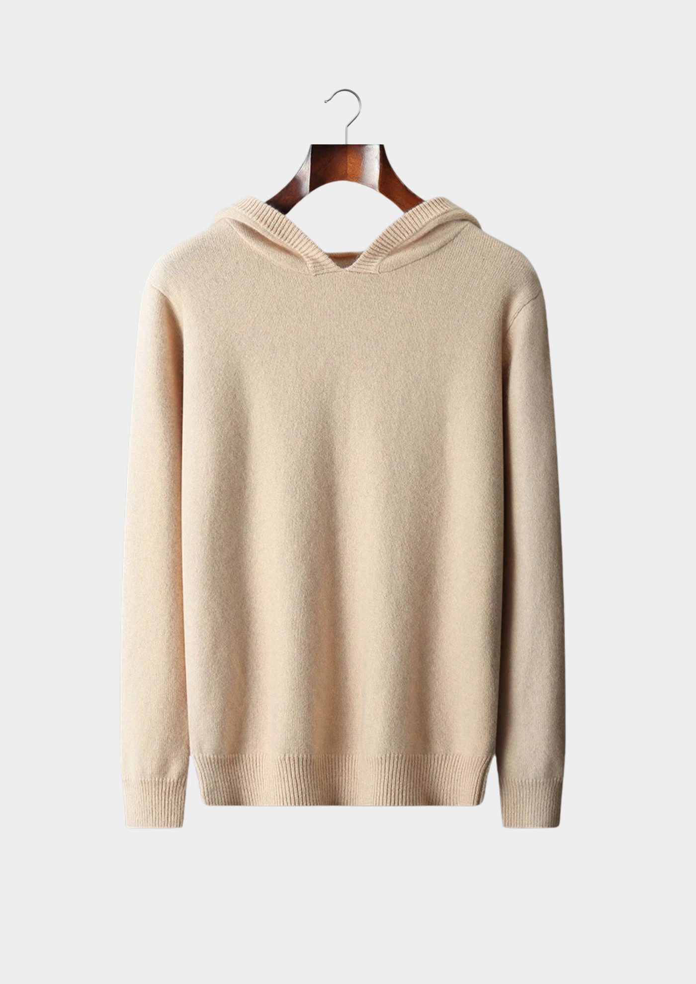 FELPA CON CAPPUCCIO PER IL TEMPO LIBERO 100% CASHMERE