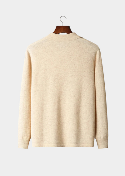 CARDIGAN POLO 100% CASHMERE