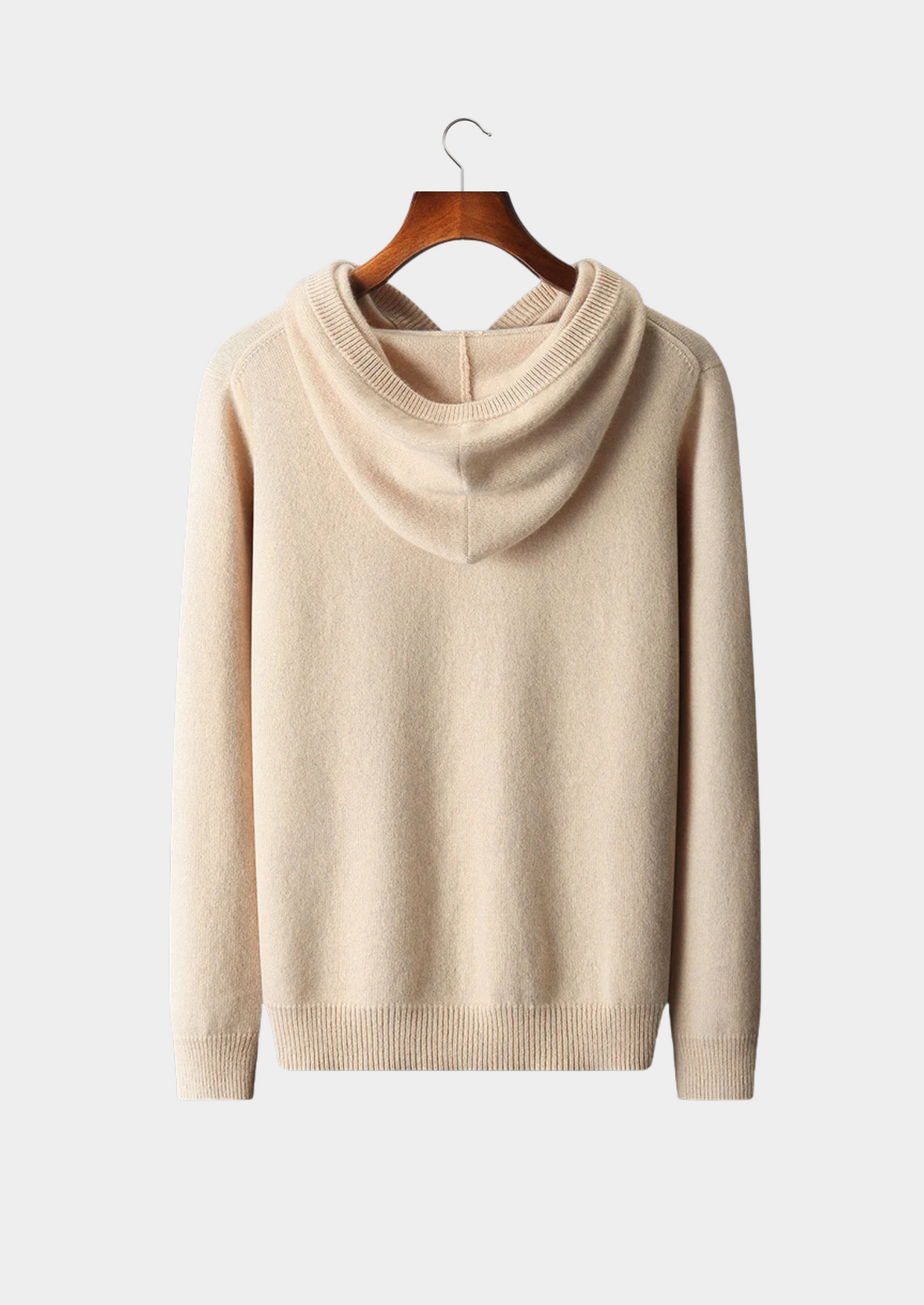 FELPA CON CAPPUCCIO PER IL TEMPO LIBERO 100% CASHMERE