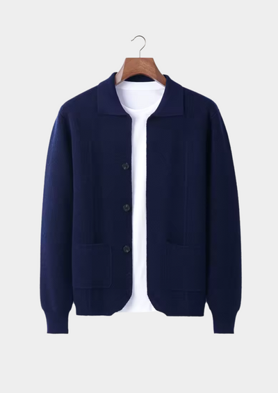 SOVRACAMICIA CON BOTTONI IN 100% CASHMERE