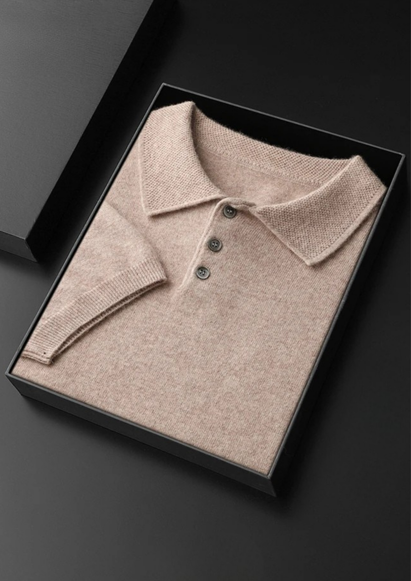 POLO CLASSICA 100% CASHMERE