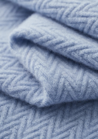 MAGLIONE CON BOTTONI A ZIGZAG IN 100% CASHMERE