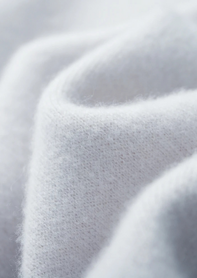 FELPA CON CAPPUCCIO E ZIP BICOLORE 100% CASHMERE