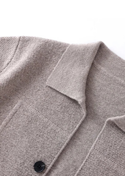 SOVRACAMICIA CON BOTTONI IN 100% CASHMERE