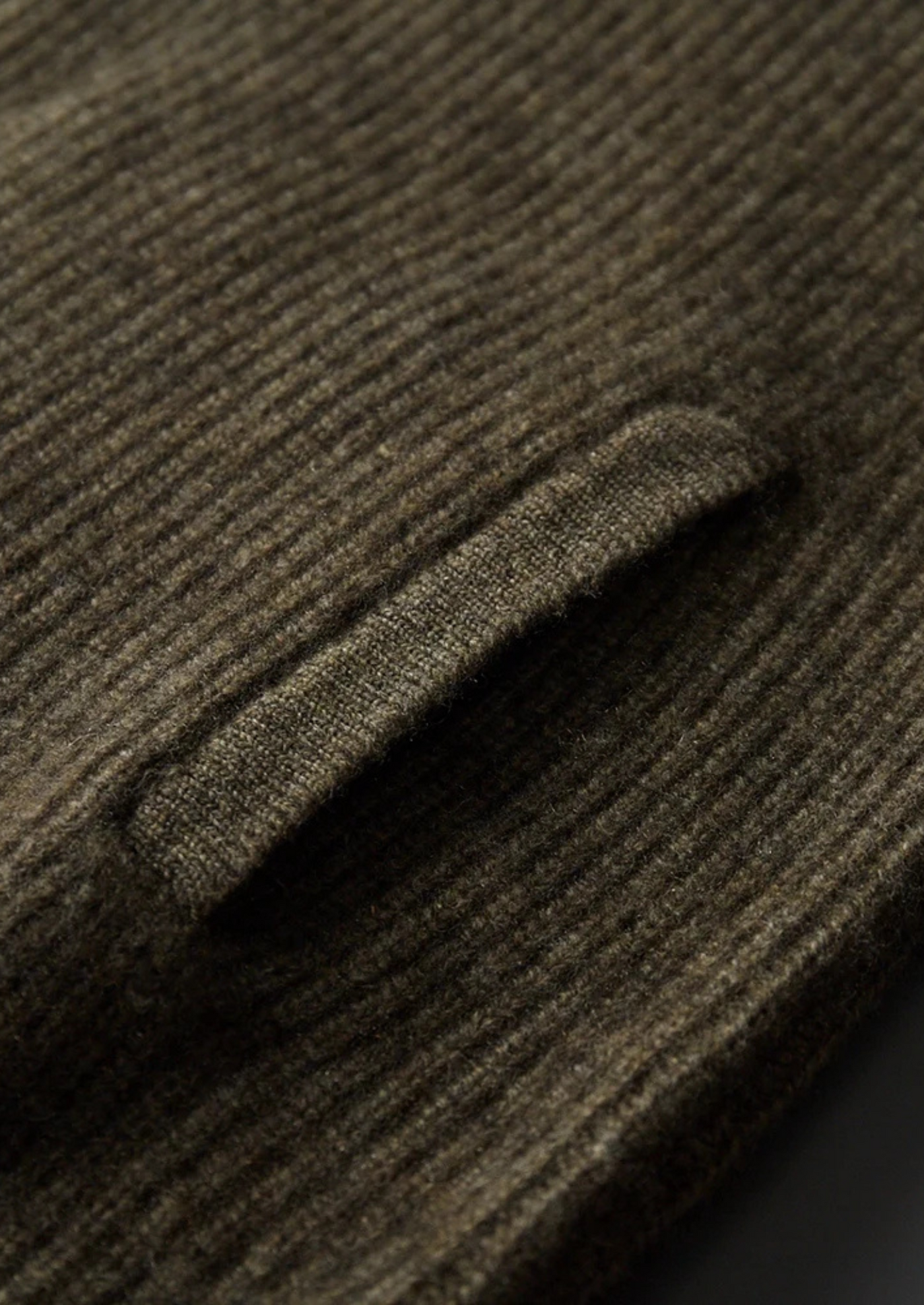 CARDIGAN COLLO ALTO A COSTINE IN 100% CASHMERE