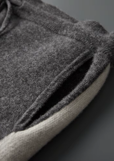 PANTALONI LARGHI PER IL TEMPO LIBERO IN 100% CASHMERE