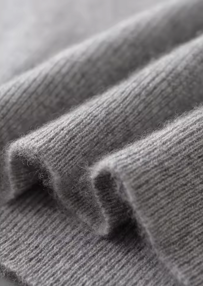 GILET GIROCOLLO 100% CASHMERE