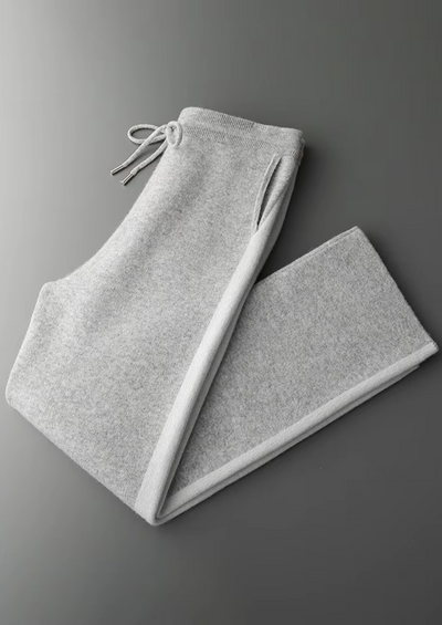 PANTALONI LARGHI PER IL TEMPO LIBERO IN 100% CASHMERE