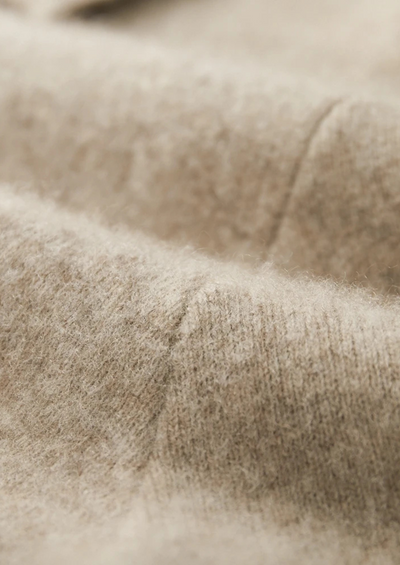 CARDIGAN POLO CON ZIP IN 100% CASHMERE