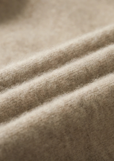 CARDIGAN POLO CON ZIP IN 100% CASHMERE
