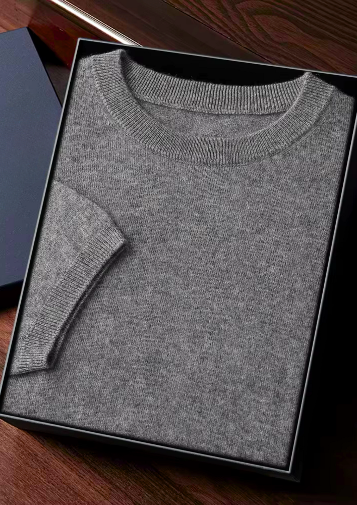T-SHIRT CLASSICA A GIROCOLLO 100% CASHMERE