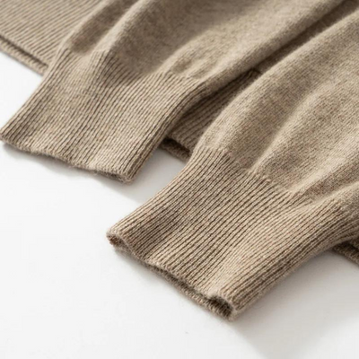 GILET CON CAPPUCCIO 100% CASHMERE