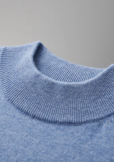 T-SHIRT A COLLO ALTO 100% CASHMERE