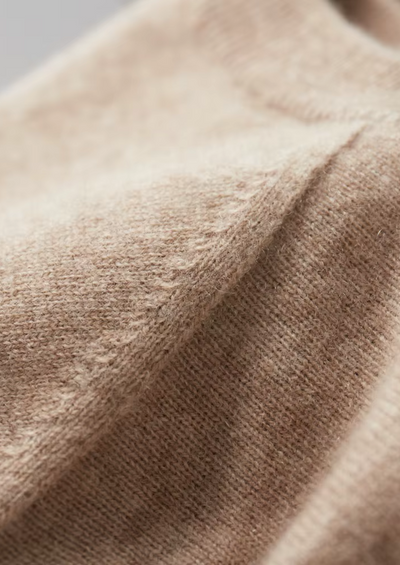 T-SHIRT CLASSICA A GIROCOLLO 100% CASHMERE