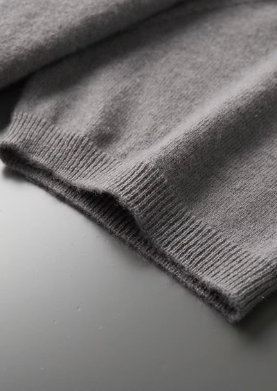 T-SHIRT A COLLO ALTO 100% CASHMERE