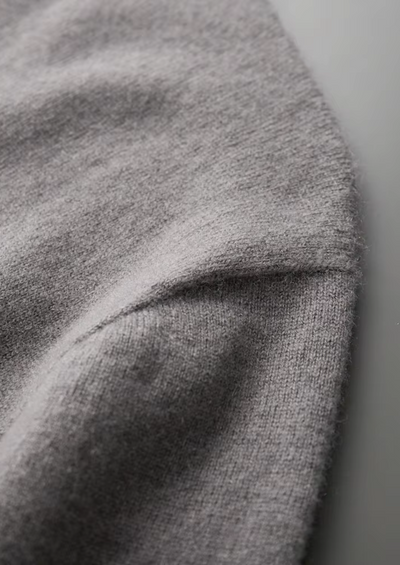 T-SHIRT A COLLO ALTO 100% CASHMERE