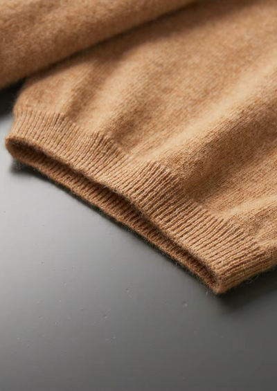 T-SHIRT A COLLO ALTO 100% CASHMERE