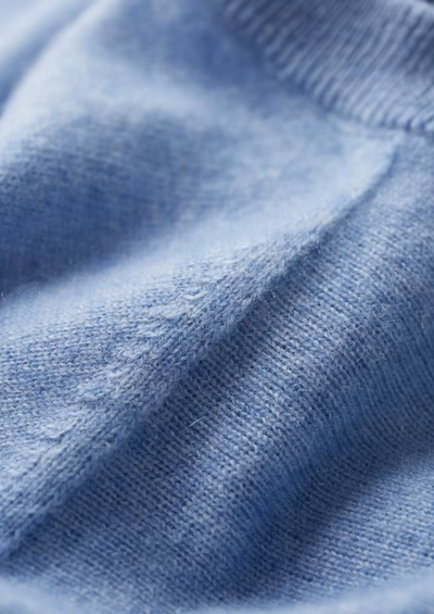 T-SHIRT CLASSICA A GIROCOLLO 100% CASHMERE
