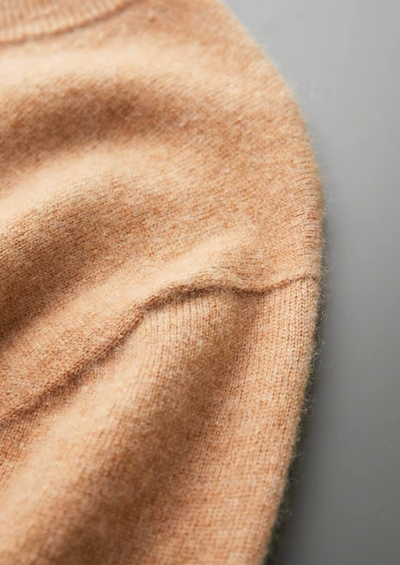 T-SHIRT CLASSICA A GIROCOLLO 100% CASHMERE