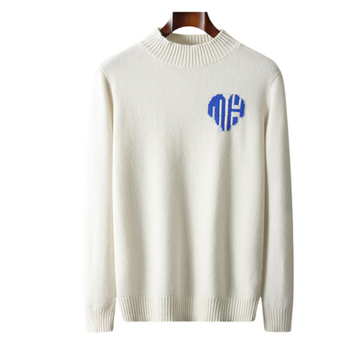 MAGLIONE CUORE 100% CASHMERE