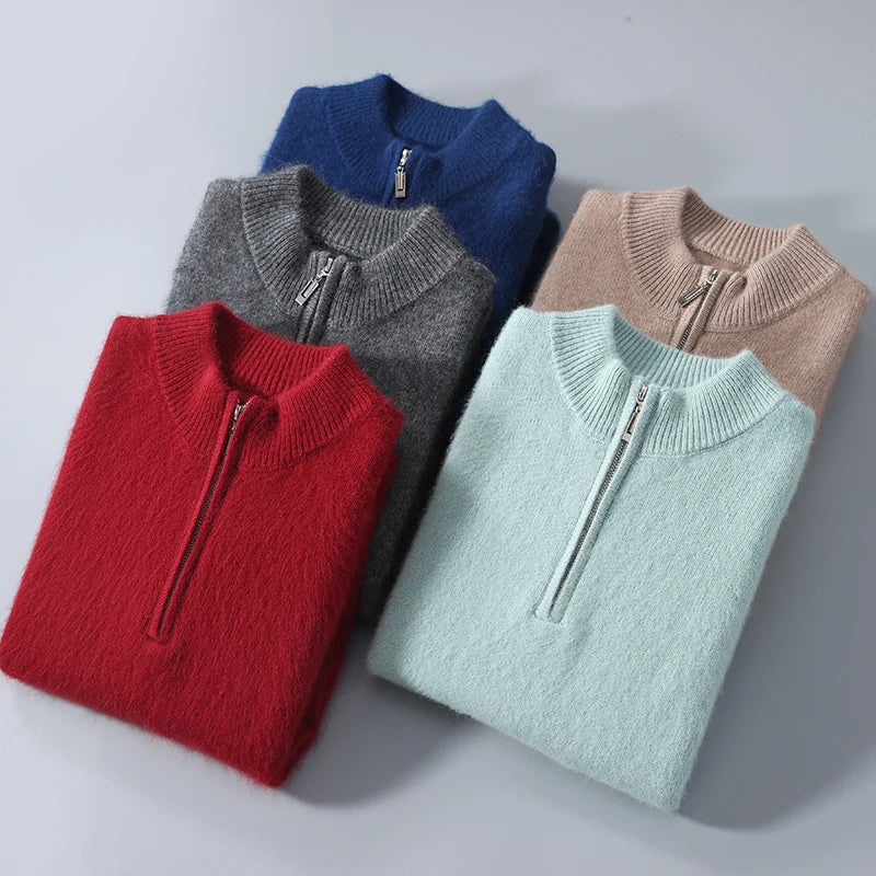 100% CASHMERE CON ZIP