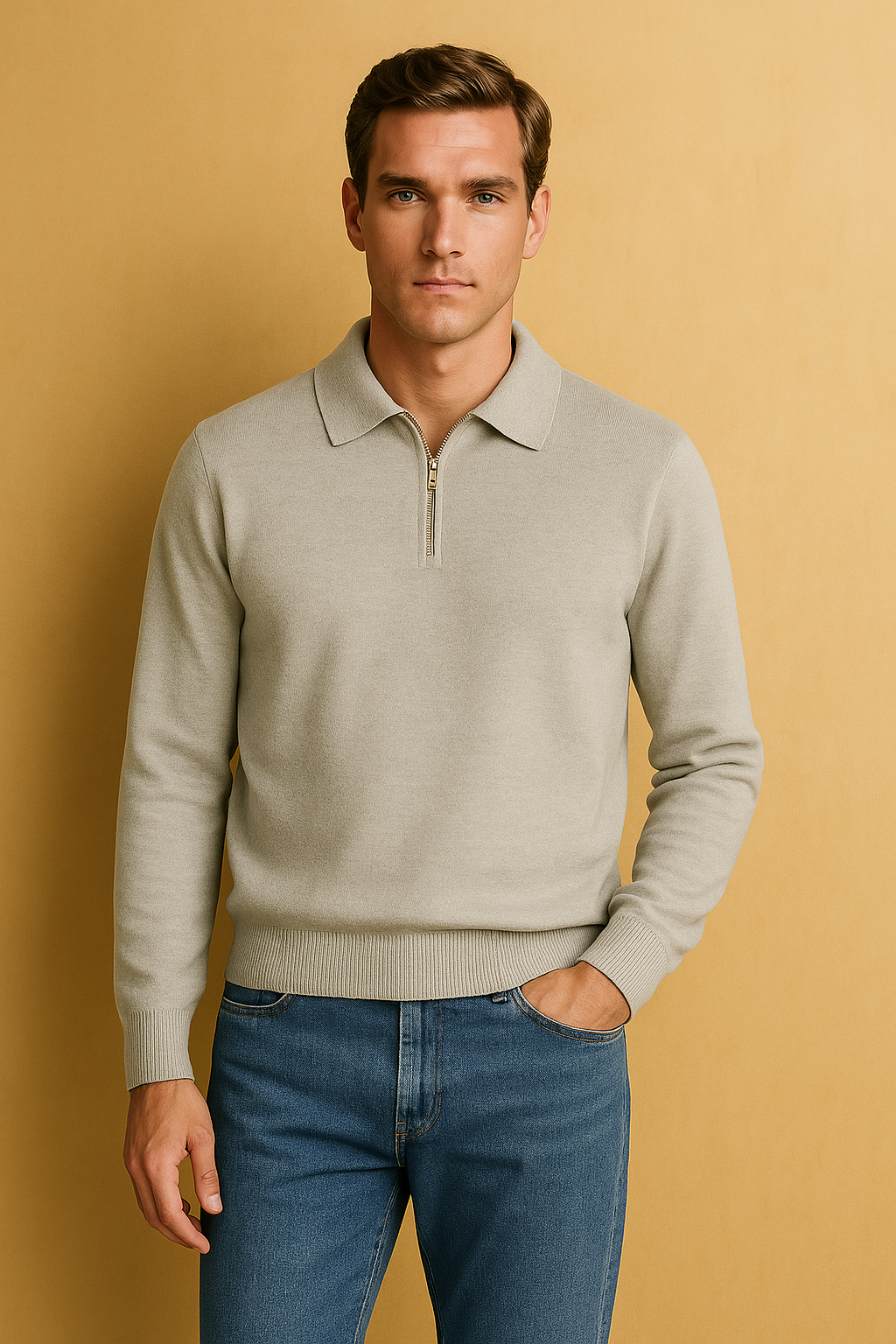 Matteo™ | Maglia mezza zip