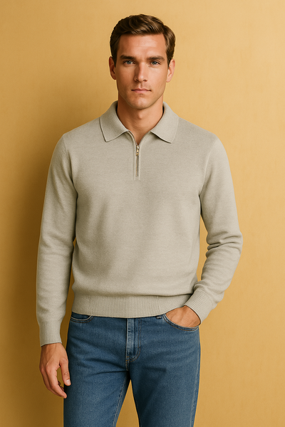 Matteo™ | Maglia mezza zip