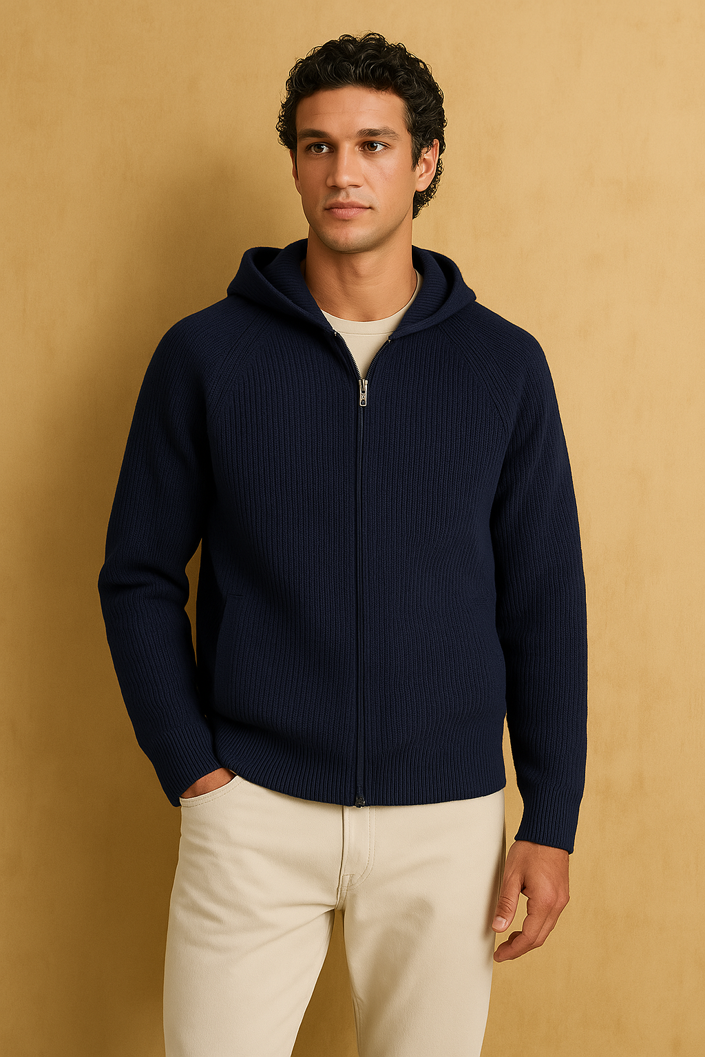 Enzo™ | Cardigan in lana merino