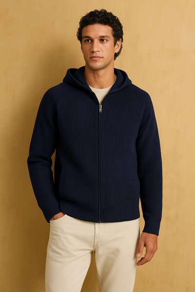 Enzo™ | Cardigan in lana merino