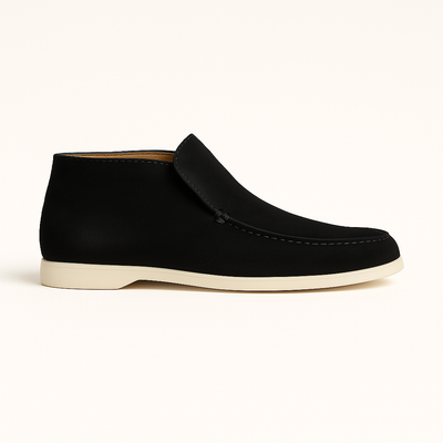 Scarpe Chukka in pelle scamosciata color cognac