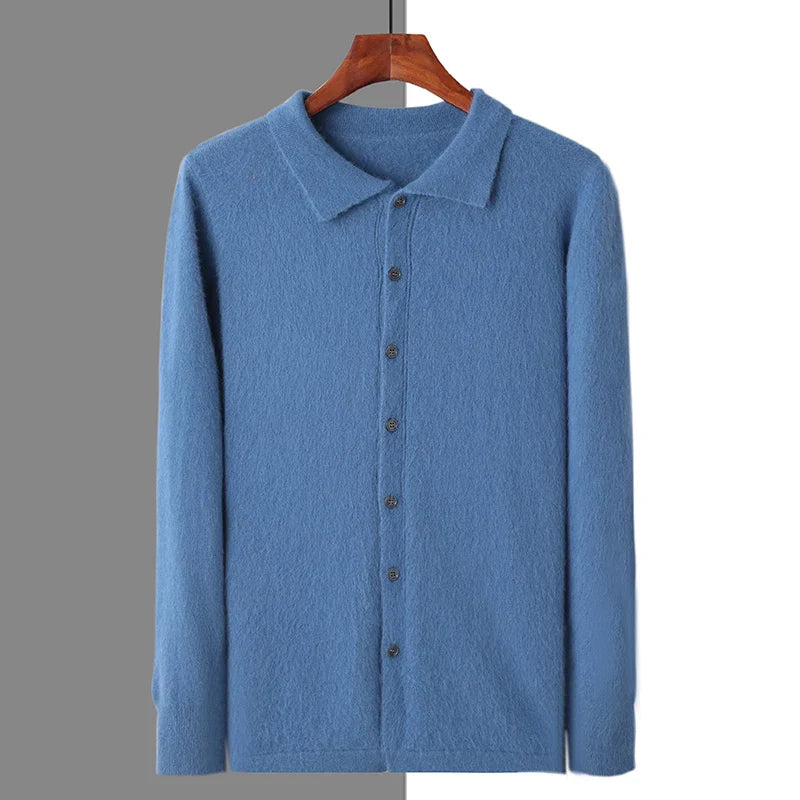 Bottone polo 100% cashmere
