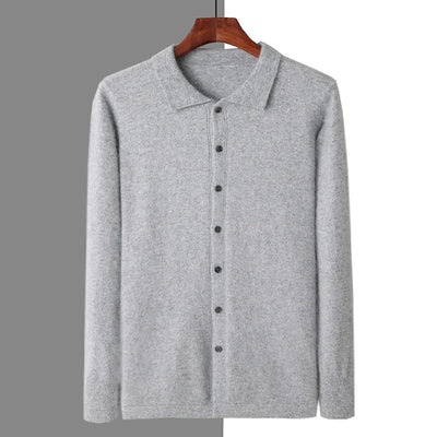 Bottone polo 100% cashmere
