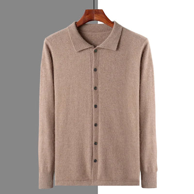 Bottone polo 100% cashmere