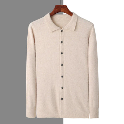 Bottone polo 100% cashmere
