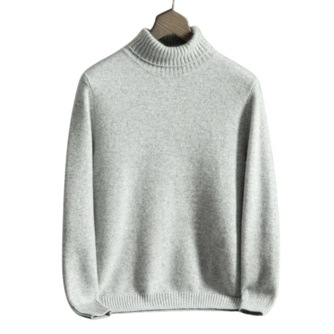 MAGLIA A COLLO ALTO 100% CASHMERE