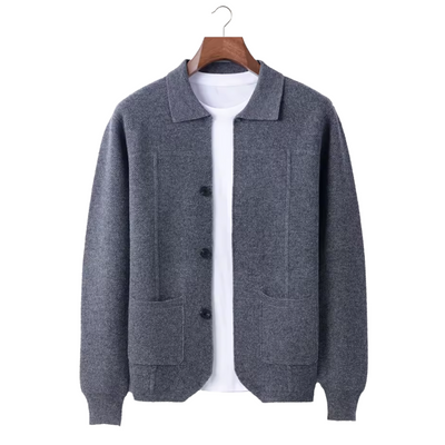 SOVRACAMICIA CON BOTTONI IN 100% CASHMERE