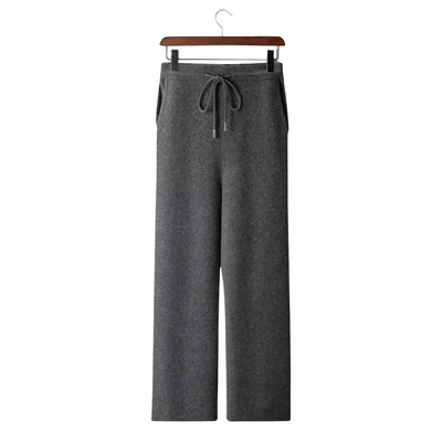 PANTALONI LARGHI PER IL TEMPO LIBERO IN 100% CASHMERE