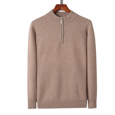 100% CASHMERE CON ZIP