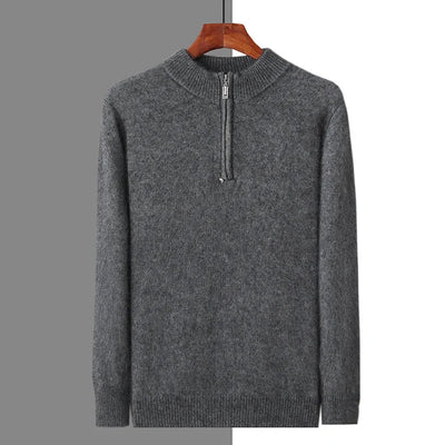 100% CASHMERE CON ZIP