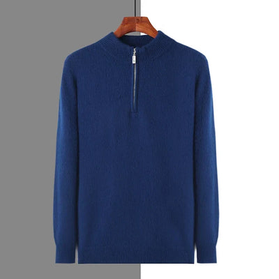 100% CASHMERE CON ZIP