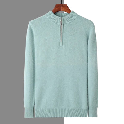 100% CASHMERE CON ZIP