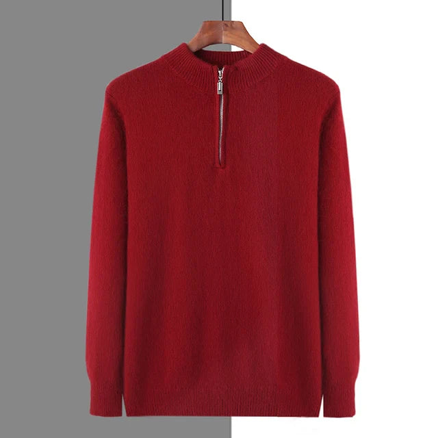 100% CASHMERE CON ZIP