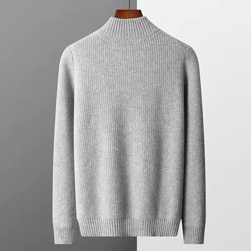 GILET A COSTINE 100% CASHMERE