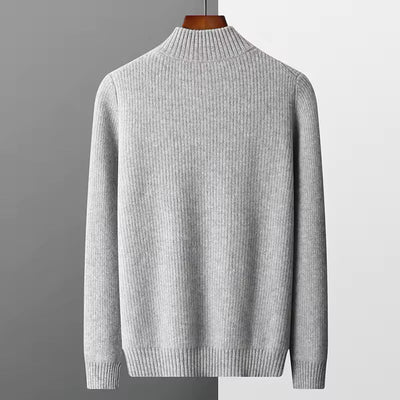 GILET A COSTINE 100% CASHMERE