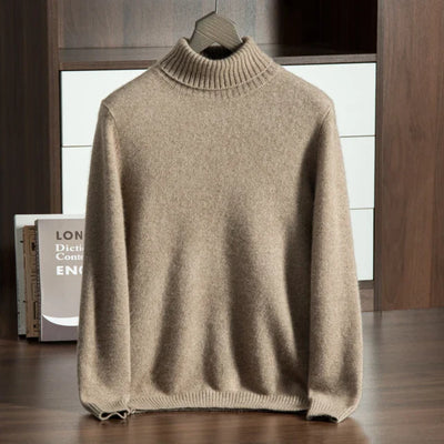 MAGLIA A COLLO ALTO 100% CASHMERE