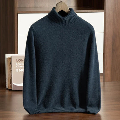 MAGLIA A COLLO ALTO 100% CASHMERE