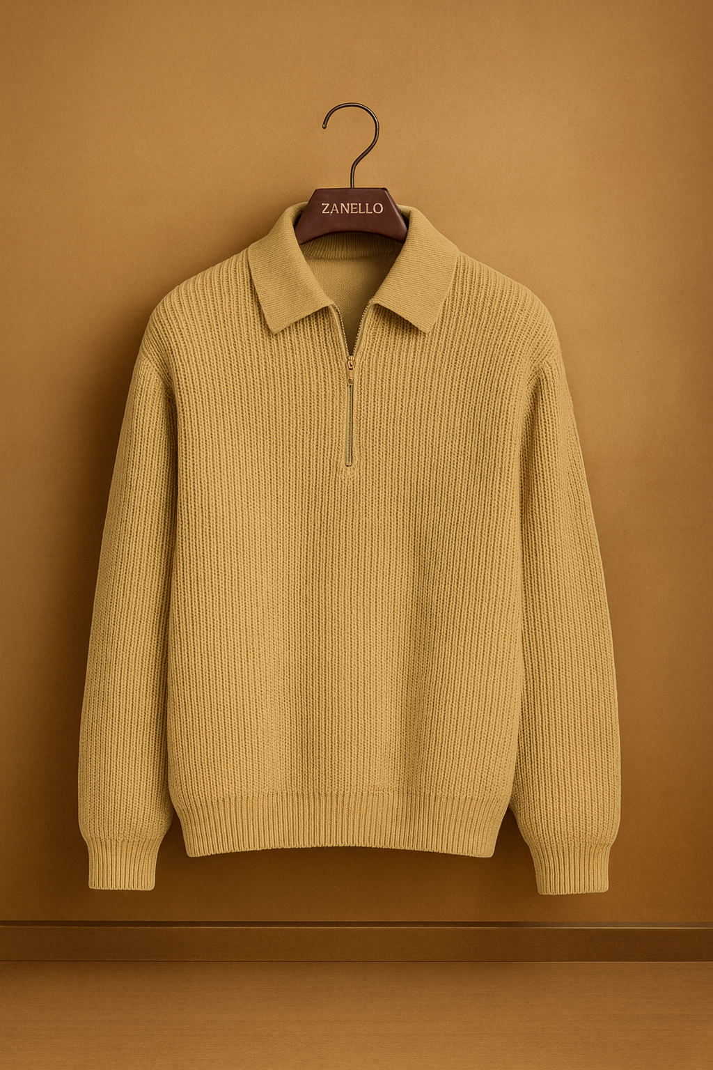 Vera™ | Maglione lavorato a maglia con mezza zip