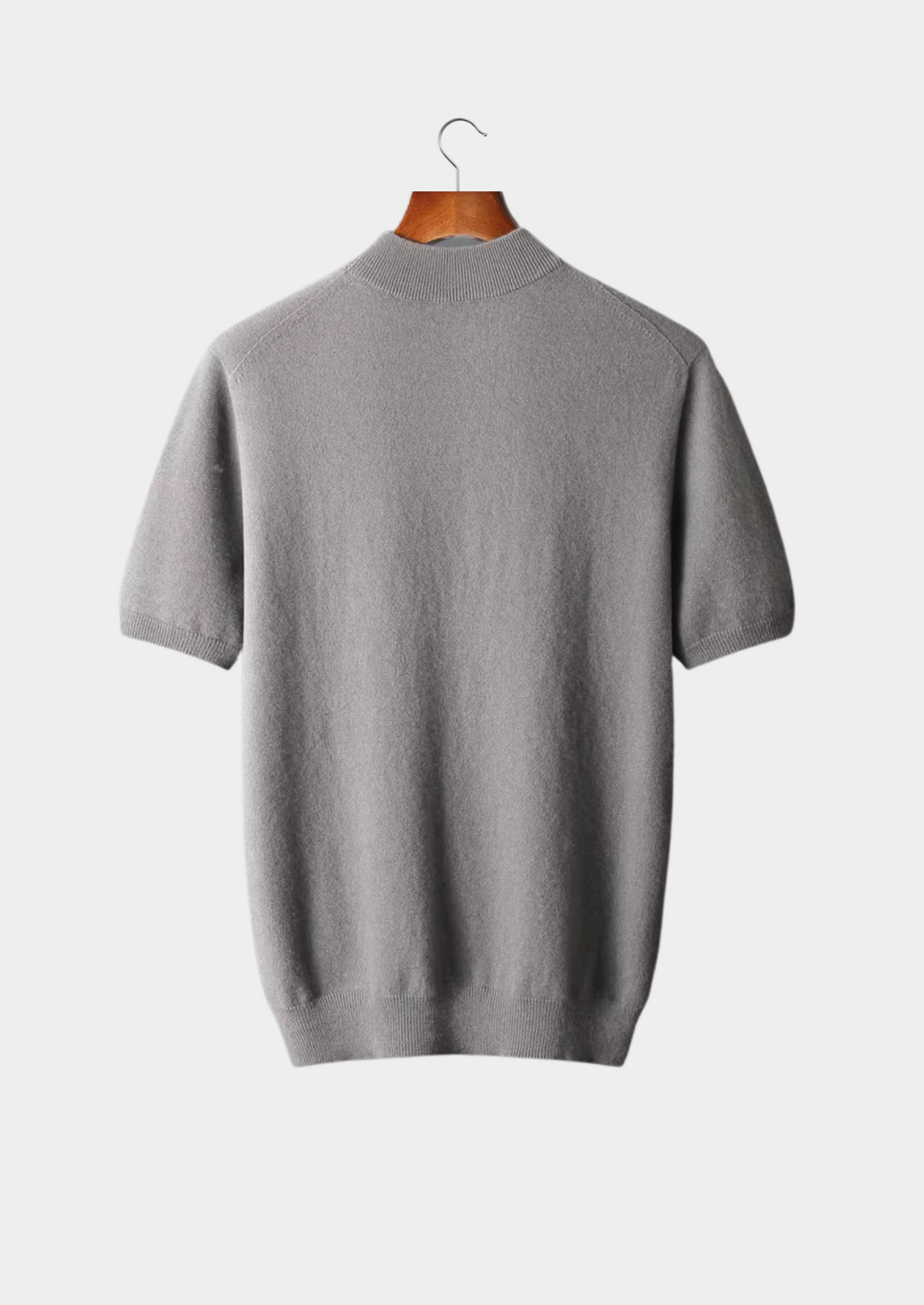 T-SHIRT A COLLO ALTO 100% CASHMERE
